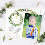 Greenery Wreath First Community Hartelijk dank Bedankkaart<br><div class="desc">Greenery Wreath First Community Hartelijk dank</div>