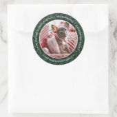 Greenery Wreath Kerstman Address Labels (Tas)