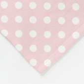 Greenery Wreath Pink Elephant Personalized Girl Fleece Deken (Hoek)