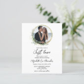 Greenery Wreaths Fotobudget Weddenschap (Staand voorkant)