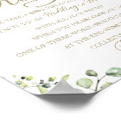 Greenery zette het Vrijgezellenfeest spel Poster (Hoek)