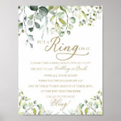 Greenery zette het Vrijgezellenfeest spel Poster (Voorkant)