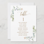 Greenery, Zitplankards met gastnamen (Achterkant)