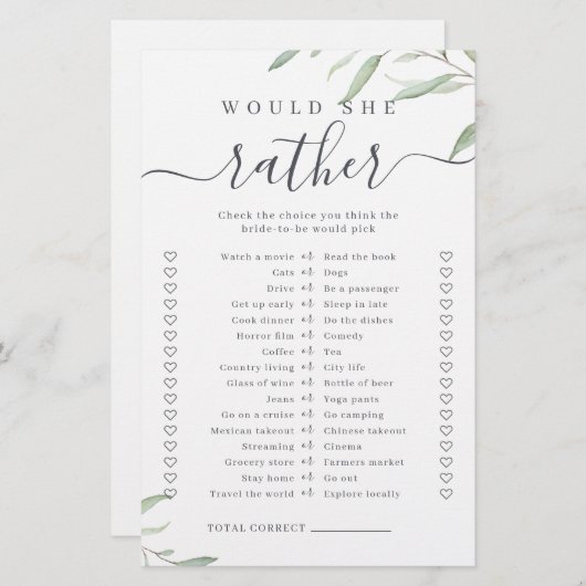 Greenery zou liever vrijgezellenfeest spelen (Voorkant / Achterkant)