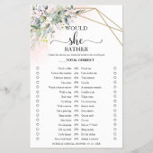 Greenery zou ze liever Vrijgezellenfeest Game Flye Flyer (Voorkant)