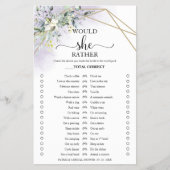 Greenery zou ze liever Vrijgezellenfeest Game Flye Flyer (Voorkant)