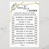 Greenery zou ze liever Vrijgezellenfeest hebben Flyer (Voorkant)