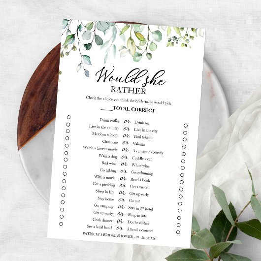 Greenery zou ze liever Vrijgezellenfeest spelen Flyer