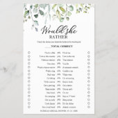 Greenery zou ze liever Vrijgezellenfeest spelen Flyer (Voorkant)