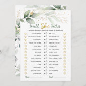 Greenery zou ze liever Vrijgezellenfeest spelen Kaart (Voorkant / Achterkant)