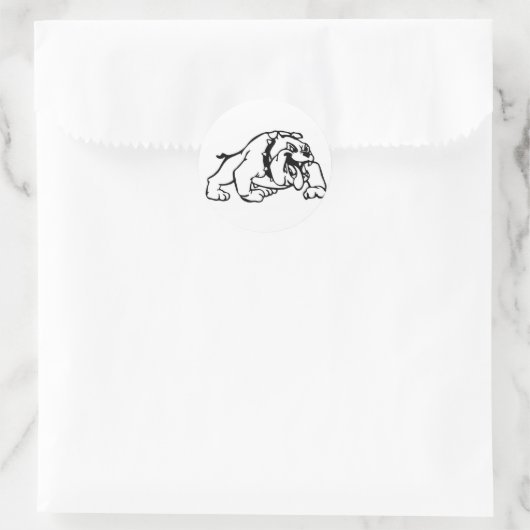 Greenfield Bulldogs Ronde Sticker (Tas)