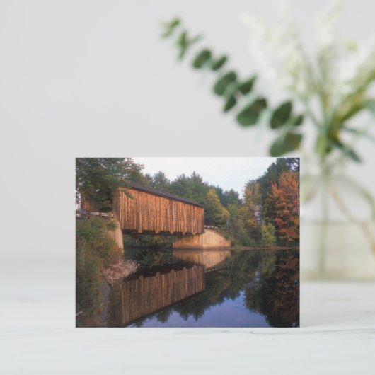 Greenfield Covered Bridge New Hampshire Briefkaart (Staand voorkant)