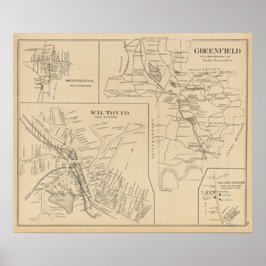 Greenfield, Hillsborough Co. Poster (Voorkant)