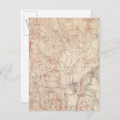 Greenfield, Massachusetts Briefkaart (Voorkant / Achterkant)