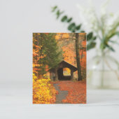 Greenfield Pumping Station Covered Bridge Briefkaart (Staand voorkant)