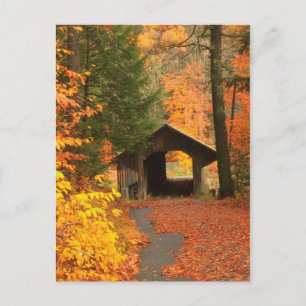 Greenfield Pumping Station Covered Bridge Briefkaart