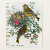 Greenfinch Bird door John Gould Planner (Voorkant)