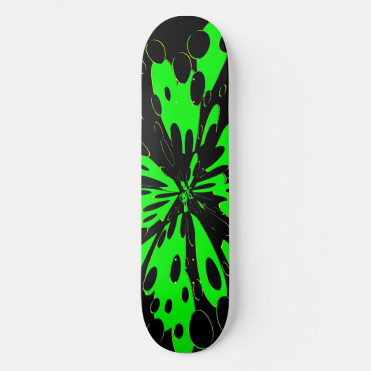 GreenFluo Persoonlijk Skateboard (Voorkant)