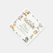 GreenGenery Australische dieren Baby shower dank u Servet (Hoek)