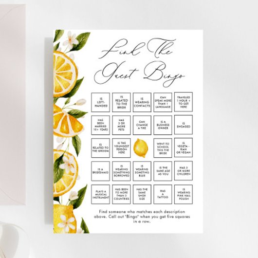 GreenGenery Citrus Vind het gast bingogame