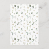 GreenGenery Eucalyptus Bloemenbruiloft Details Kaa Informatiekaartje (Achterkant)