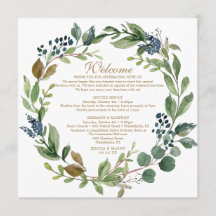 GreenGenery Navy Gold welkomstbrief