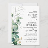 GreenGenery Waterverf bruiloft uitnodiging (Voorkant)