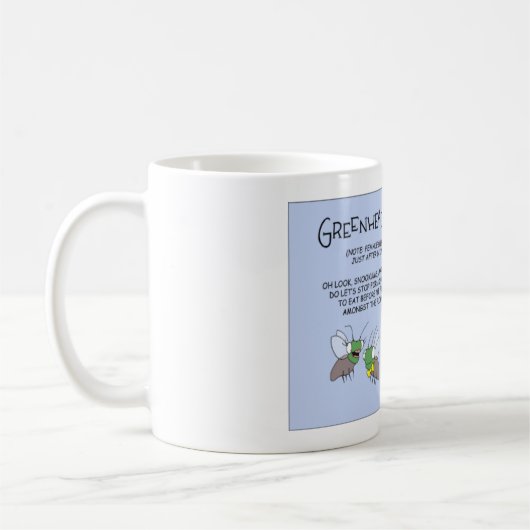 Greenhead Fly Fun Feact Koffiemok (Links)