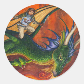 GreenHee Zoeken naar het manuscript Ronde Sticker