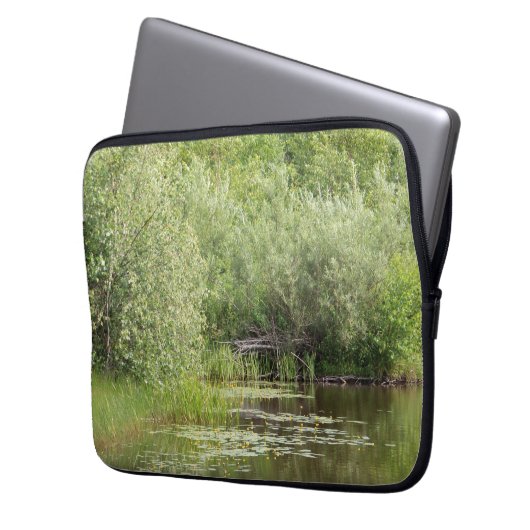 Greenhill Pond Laptop Sleeve (Voorkant Links)