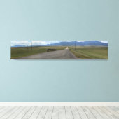Greenhorn Mountain Panorama, Colorado Canvas Afdruk (Insitu (Houten vloer))