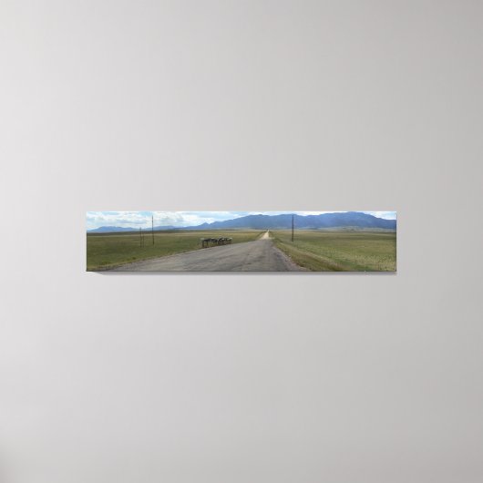 Greenhorn Mountain Panorama, Colorado Canvas Afdruk (Voorkant)