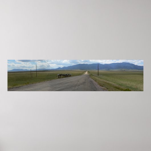 Greenhorn Mountain Panorama, Colorado Poster (Voorkant)