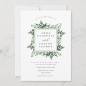 Greenhouse | Botanische bruiloft met Waterverf van Kaart (Voorkant)