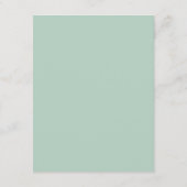 Greenhouse | Botanische gastgegevens Waterverf Informatiekaartje (Achterkant)