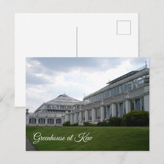 Greenhouse op Kew briefkaart (Voorkant / Achterkant)