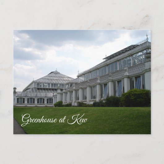 Greenhouse op Kew briefkaart (Voorkant)