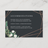 Greenhouse | Wedding Hotel Accommodations Informatiekaartje (Voorkant)