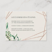 Greenhouse | Wedding Hotel Accommodations Informatiekaartje (Voorkant)
