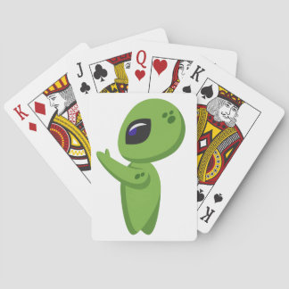 Greenie de Alien Pokerkaarten