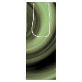 Greenish Swirl Wijn Cadeautas (Voorkant)