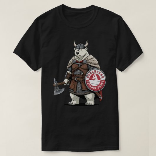 Greenland Defense Front T-shirt (Design voorkant)