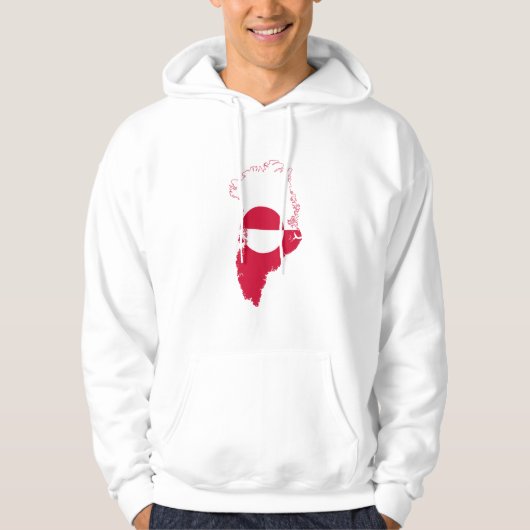 Greenland- flag in country T-Shirt (Voorkant)