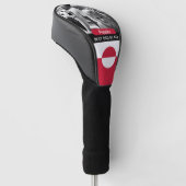 Greenland Golf, Best Dad, Greenland Flag, Photo Golfheadcover (Schuin)