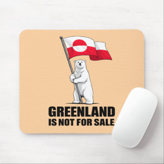 Greenland Is Not for Sale Polar Bear With Flag Muismat