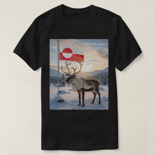 GREENLAND Proud and Free T-shirt (Design voorkant)
