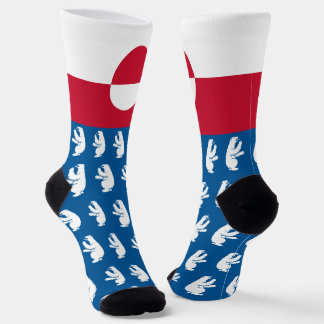 Greenland Socks, Greenland flag fashion / sports Sokken