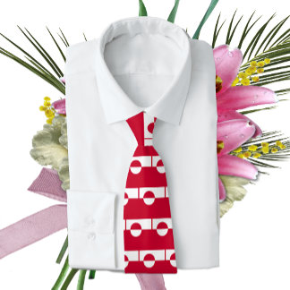 Greenland Tie, Business fashion, Greenland Flag Stropdas