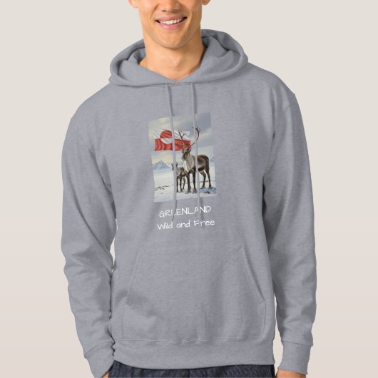 Greenland Wild and Free Hoodie (Voorkant)