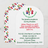 Greenlander Ierse Amerikaanse Shamrock Family reün Kaart (Voorkant / Achterkant)